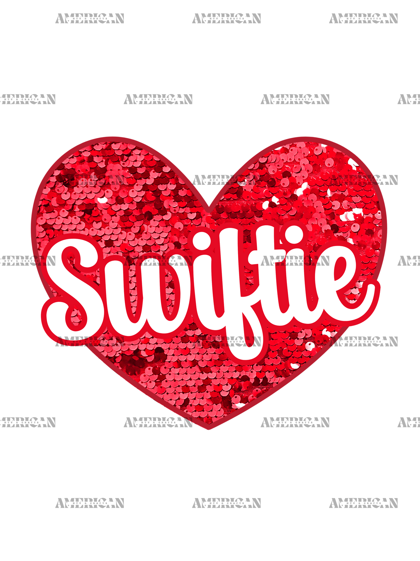 Swiftie Heart DTF Transfer