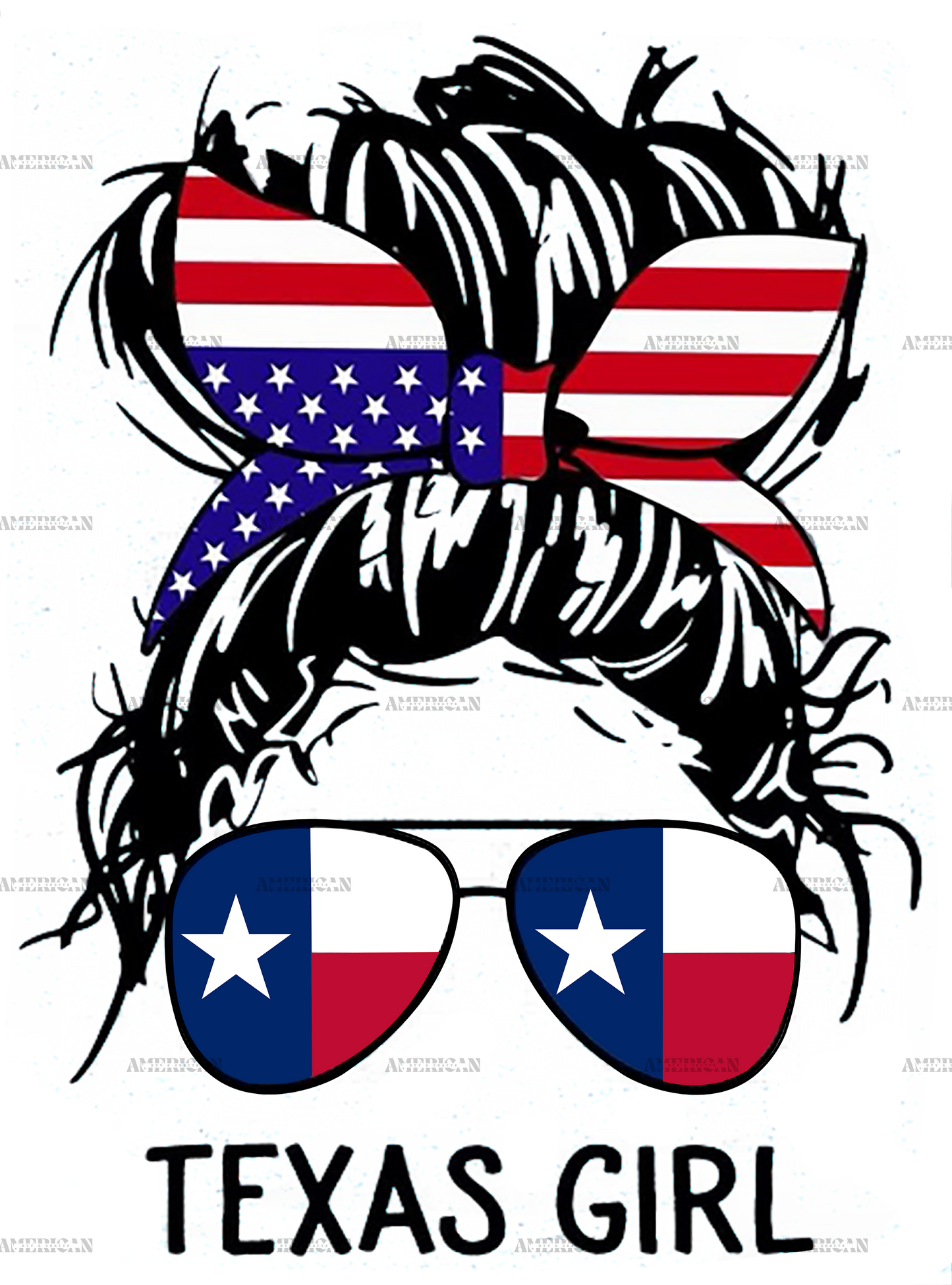 Texas Girl Sunglasses DTF Transfer