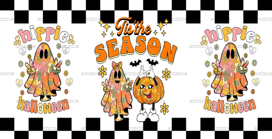 Tis The Season Hippie Halloween UV DTF Transfer