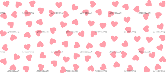 Valentines Day Hearts-5 UV DTF Transfer
