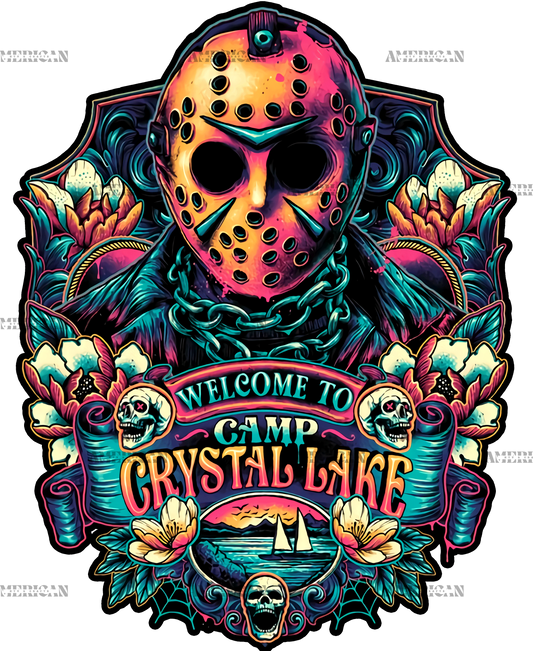 Welcome To Camp Crystal Lake DTF Transfer