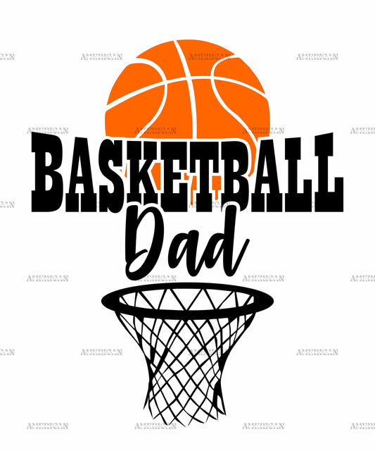 Basketball Dad DTF Transfer
