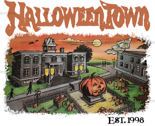 Halloween Town DTF Transfer