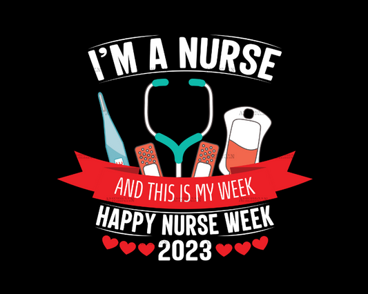 Happy Nurse Week DTF Transfer