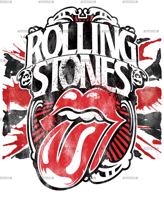 Rolling Stones DTF Transfer
