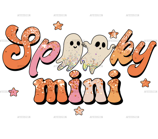 spooky mini DTF Transfer