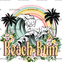 Beach Bum DTF Transfer