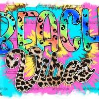 Beach Vibes DTF Transfer