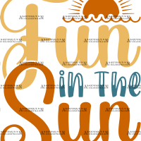 Fun In The Sun-1 DTF Transfer