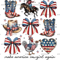Make America Cowgirl Again DTF Transfer