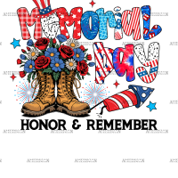 Memorial Day Honor Remember-1 DTF Transfer